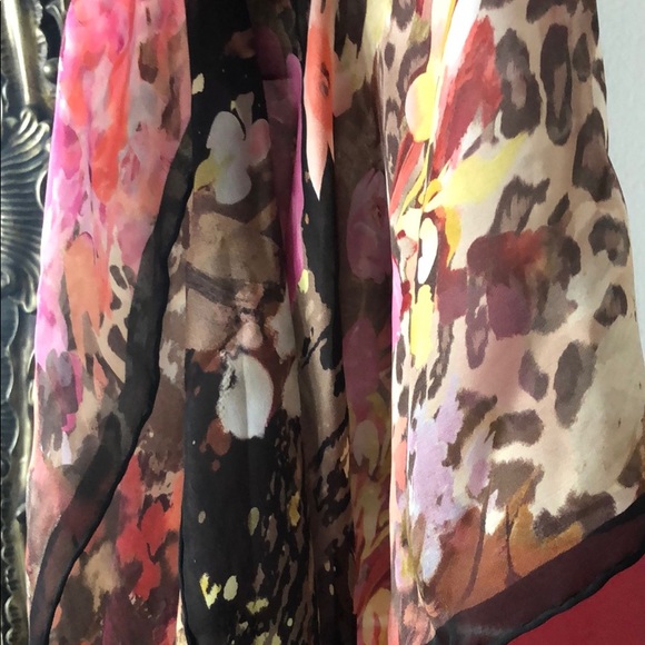 NIB Salvatore Ferragamo silk chiffon scarf - Picture 11 of 11